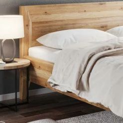 Holzbett In Klassischem Design Aus Wildeiche - Jenver -Massivholzbetten Shop holzbett in klassischem design aus wildeiche in drei breiten im shop jenver 03