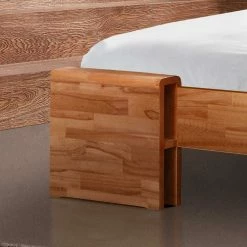 Holzbett Bregina Aus Kernbuche Massiv 4 Holzbett Bregina Aus Kernbuche Massiv -Massivholzbetten Shop holzbett kernbuche massiv modern bregina html 04