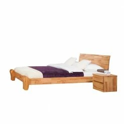 Holzbett Wenilema Aus Kernbuche Massivholz