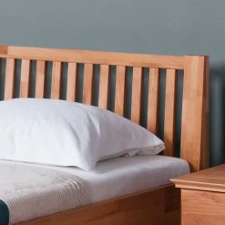 Holzbett Posky Aus Kernbuche Massivholz -Massivholzbetten Shop holzbett kernbuche massivholz sprossenkopfteil posky html 04