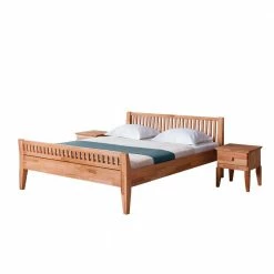 Holzbett Posky Aus Kernbuche Massivholz