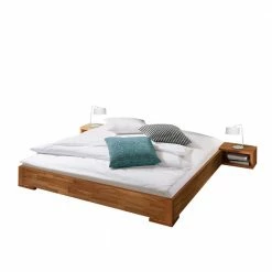 Holzbett Arzoo Ohne Kopfteil