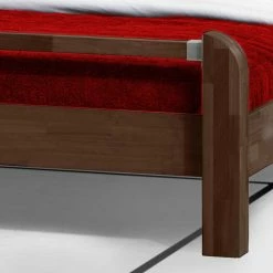 Holzbett Plazur In Nussbaumfarben 3 Holzbett Plazur In Nussbaumfarben -Massivholzbetten Shop holzbett nussbaumfarben buche massiv plazur html 03