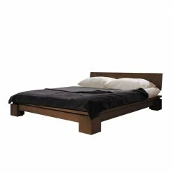 Holzbett Estegan In Nussbaumfarben