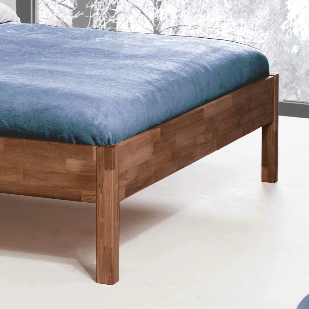 Holzbett Ominikana in Nussbaumfarben Holzbett Ominikana In Nussbaumfarben -Massivholzbetten Shop holzbett nussbaumfarben buche ominikana html 02