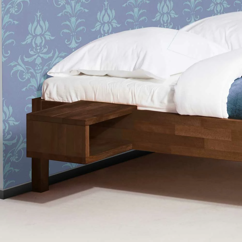 Holzbett Ominikana in Nussbaumfarben Holzbett Ominikana In Nussbaumfarben -Massivholzbetten Shop holzbett nussbaumfarben buche ominikana html 03