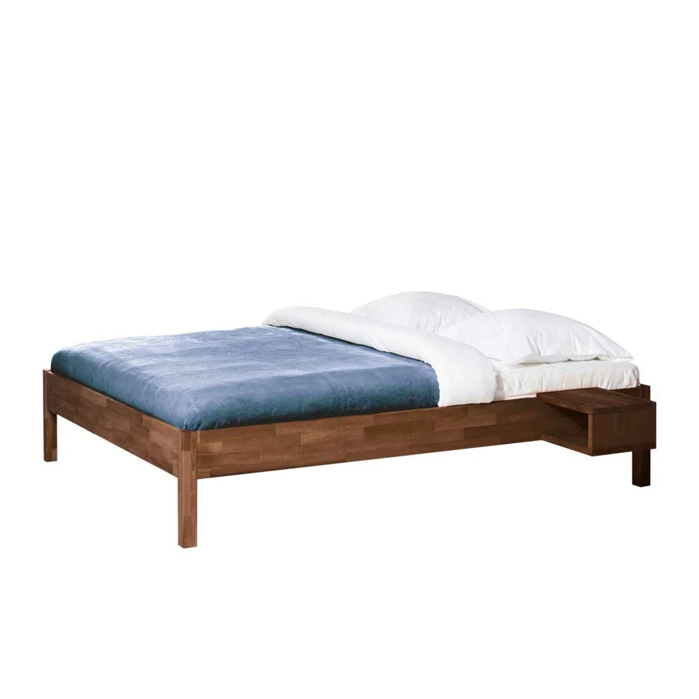 Holzbett Ominikana in Nussbaumfarben Holzbett Ominikana In Nussbaumfarben -Massivholzbetten Shop holzbett nussbaumfarben buche ominikana html f