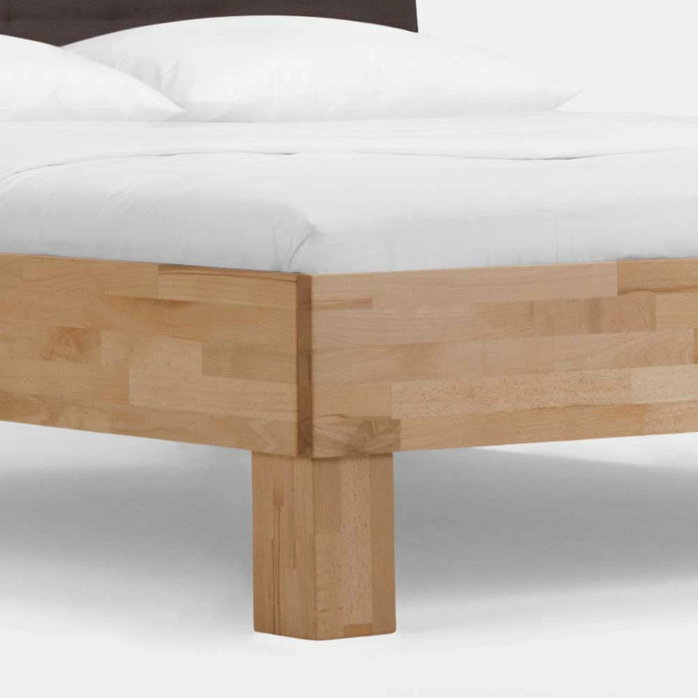 Holzbett Abraham Mit Polsterkopfteil (dreiteilig) - Image 6