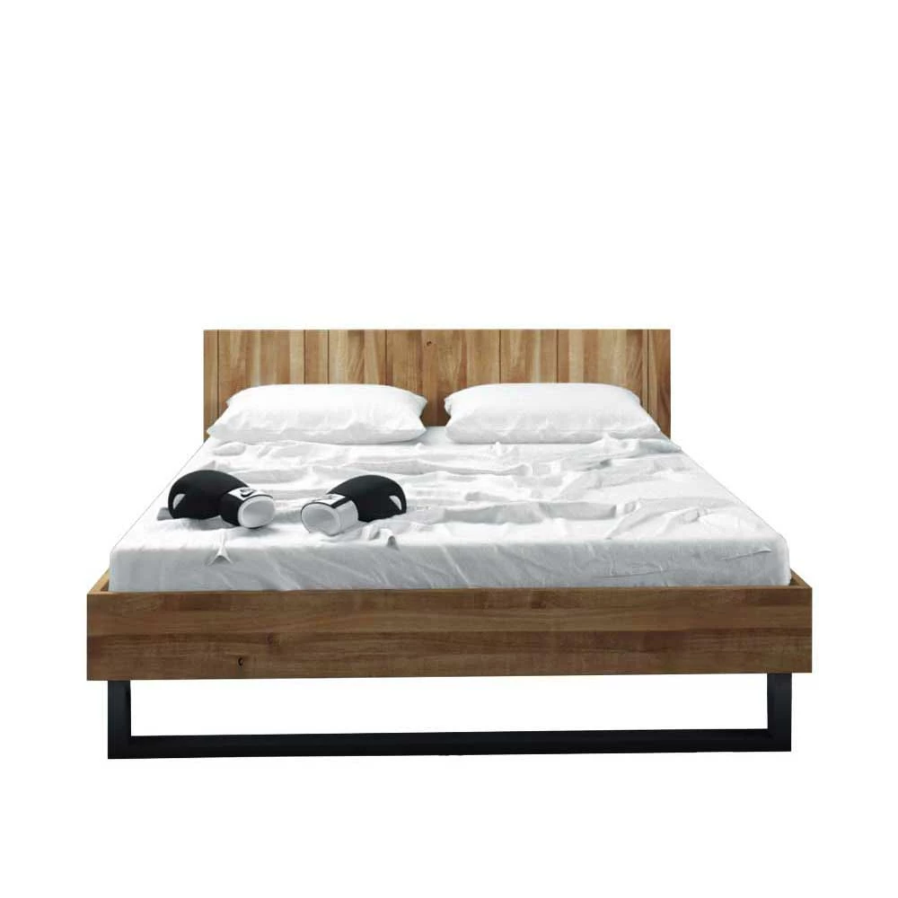 Holzbett Manzey aus Wildeiche Massivholz Holzbett Manzey Aus Wildeiche Massivholz -Massivholzbetten Shop holzbett wildeiche massivholz stahl manzey f