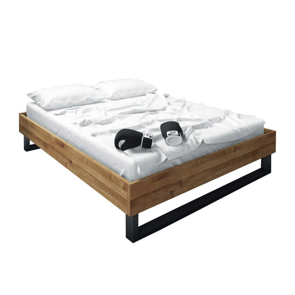 Jugendbett Manzey Aus Wildeiche Massivholz