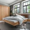 Kernbuche Bett Mit Metall Kufen - Eudrinia I