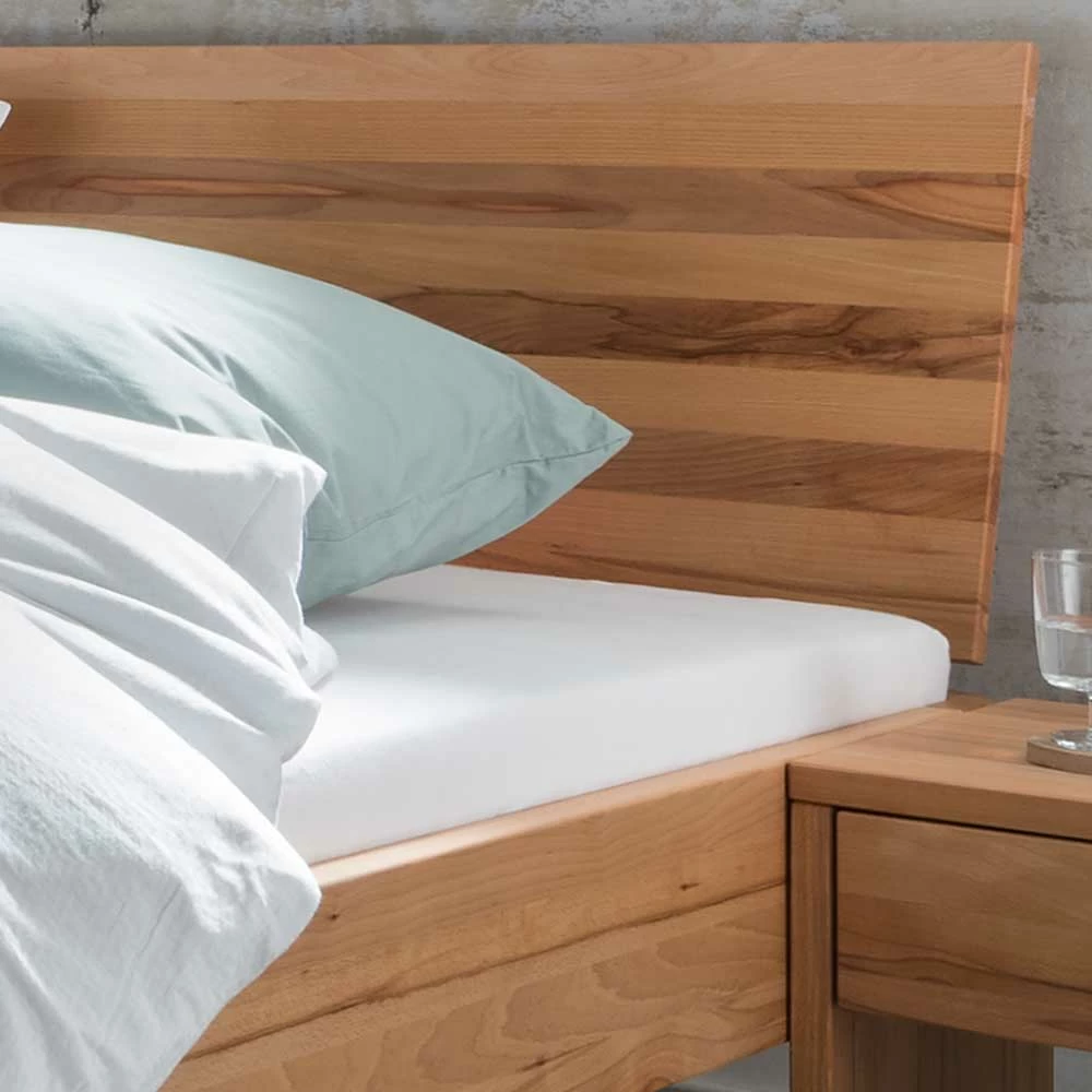 Kernbuche Bett & Nachttische - Izmaldon (dreiteilig) - Image 3