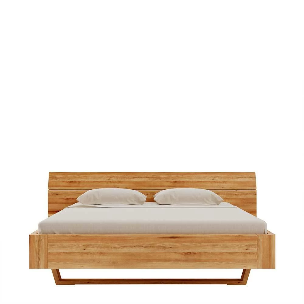 Kernbuche Bettgestell mit Kufengestell - Stacey Kernbuche Bettgestell Mit Kufengestell - Stacey -Massivholzbetten Shop kernbuche bettgestell mit kufengestell aus massivholz geschliffen geoelt stacey 01