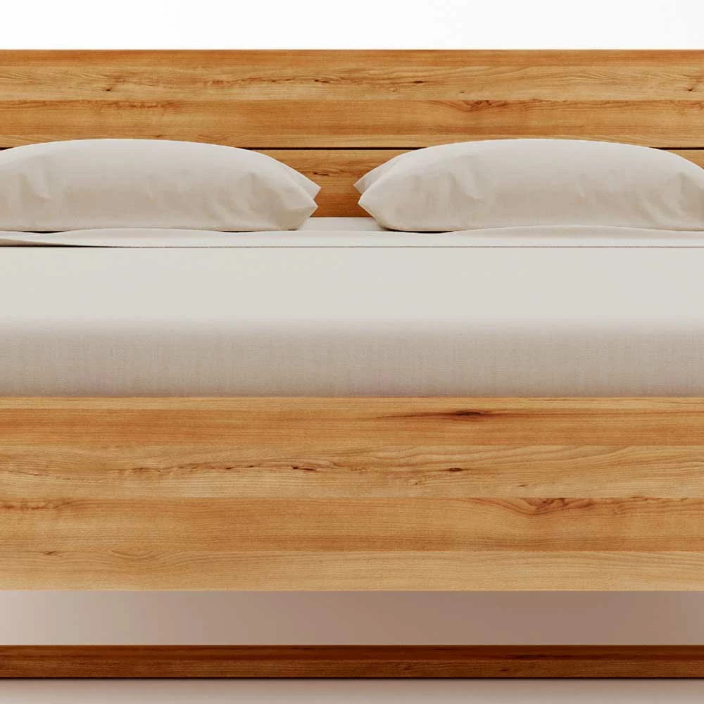 Kernbuche Bettgestell mit Kufengestell - Stacey Kernbuche Bettgestell Mit Kufengestell - Stacey -Massivholzbetten Shop kernbuche bettgestell mit kufengestell aus massivholz geschliffen geoelt stacey 04