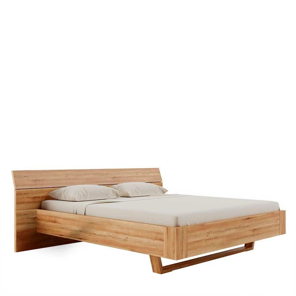 Kernbuche Bettgestell mit Kufengestell - Stacey Kernbuche Bettgestell Mit Kufengestell - Stacey -Massivholzbetten Shop kernbuche bettgestell mit kufengestell aus massivholz geschliffen geoelt stacey f