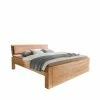 Kernbuche Doppelbett Mit Polsterkopfteil - Rudacia II