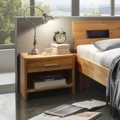 Kernbuche Ehebett Mit Nachttischen - Rudacia (dreiteilig) -Massivholzbetten Shop kernbuche ehebett mit nachttischen in vier groessen rudacia 04