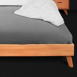 Kernbuche Holzbett In Überlänge 210 Cm - Junola I -Massivholzbetten Shop kernbuche holzbett in ueberlaenge 210 cm als einzelbett doppelbett junola i 05