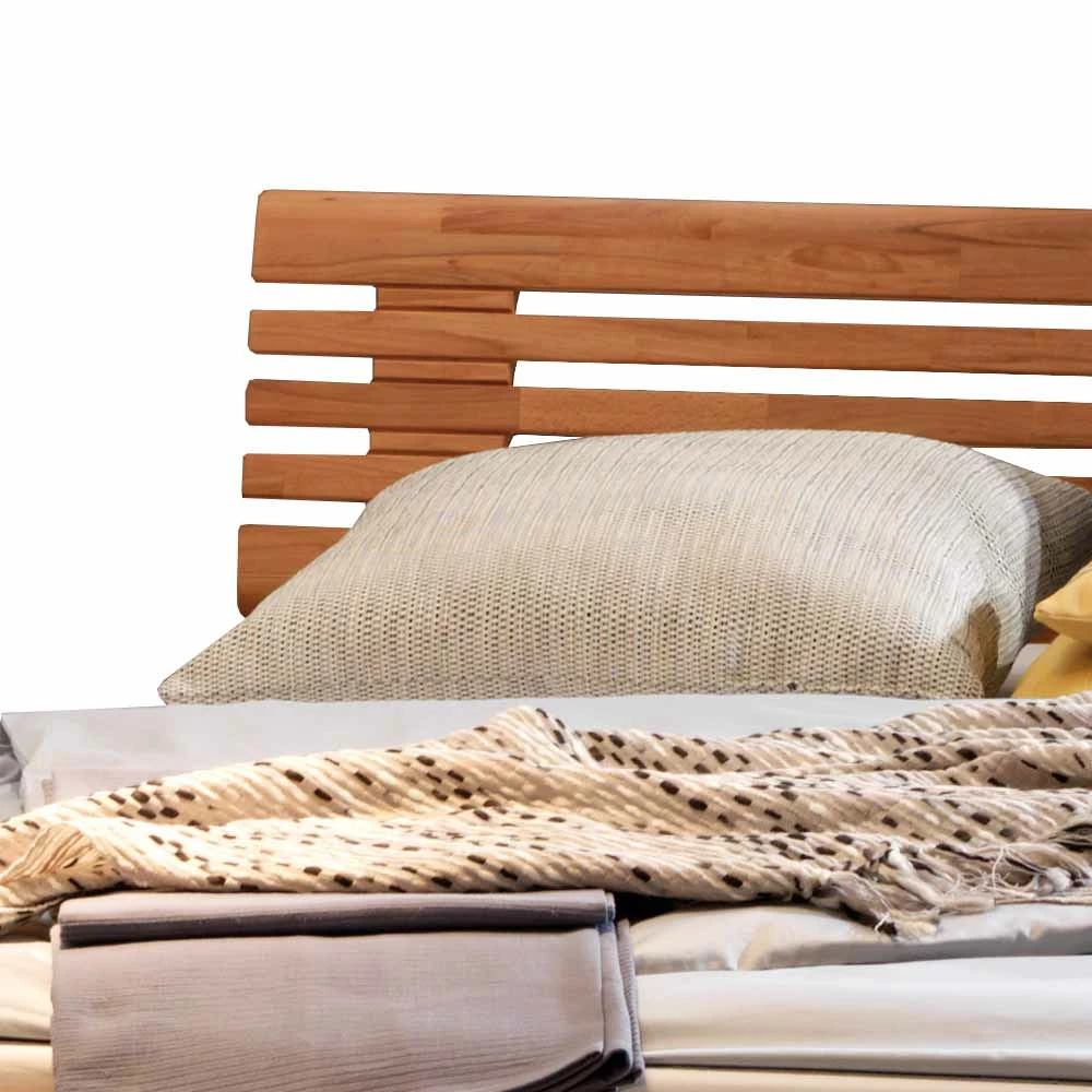 Kernbuche Holzbett Pierre Mit Kopfteil - Image 4