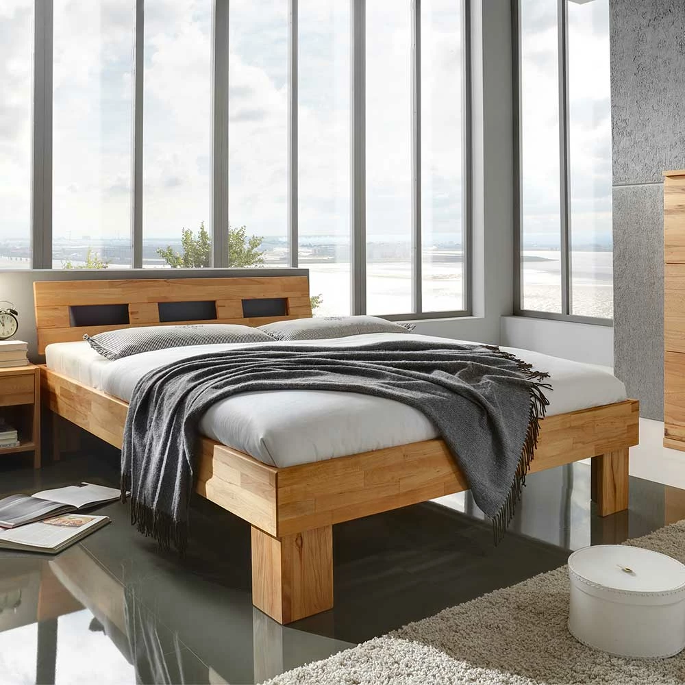 Kernbuche Massivholzbett Für 2 Personen - Rudacia I