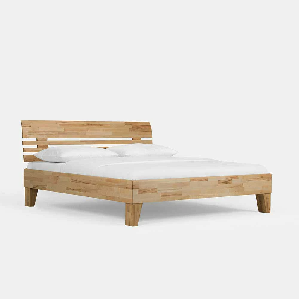 Kernbuchen Bett Same Aus Massivholz Natur Geölt - Image 2