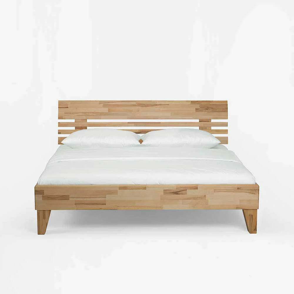 Kernbuchen Bett Same Aus Massivholz Natur Geölt - Image 3