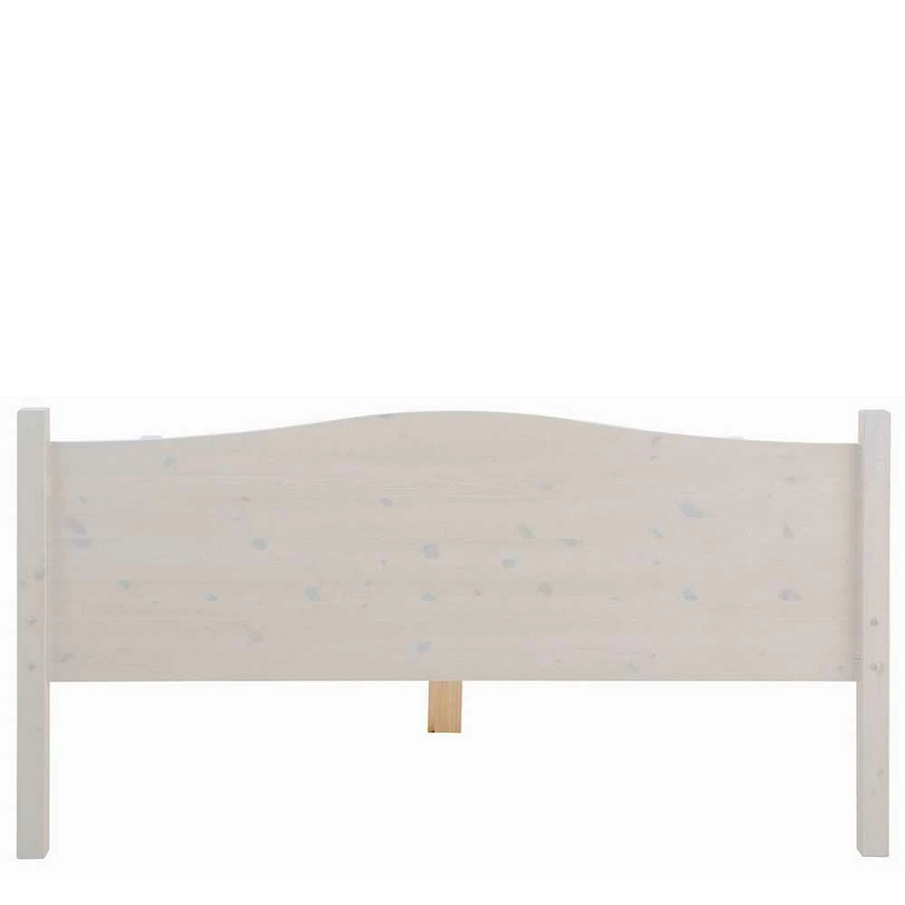 Kiefer Massivholzbett In Weiß Lasiert - Ugo - Image 4