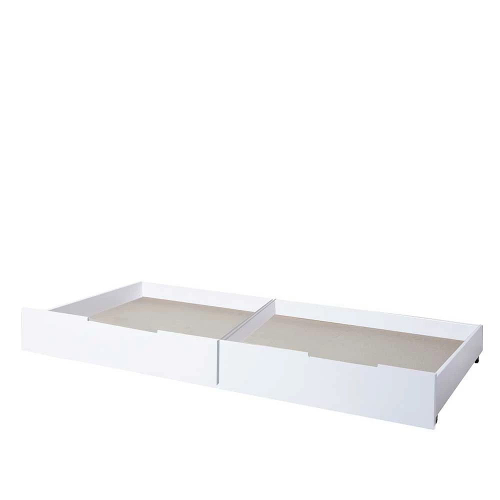 Kiefernholz Himmelbett in Weiß - Fomar Kiefernholz Himmelbett In Weiß - Fomar -Massivholzbetten Shop kiefernholz himmelbett in weiss in 90x200 optional mit bettkasten fomar 05