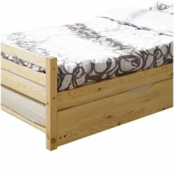 Kinderzimmer Bett Yoleans Aus Kiefer Massivholz -Massivholzbetten Shop kinderzimmer bett kiefer massivholz 90x200 cm yoleans 03