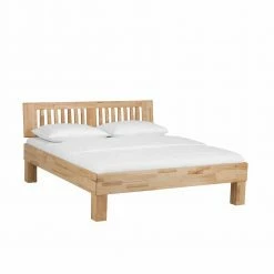 Klassisches Kernbuche-Bett Runicava Stabverleimt