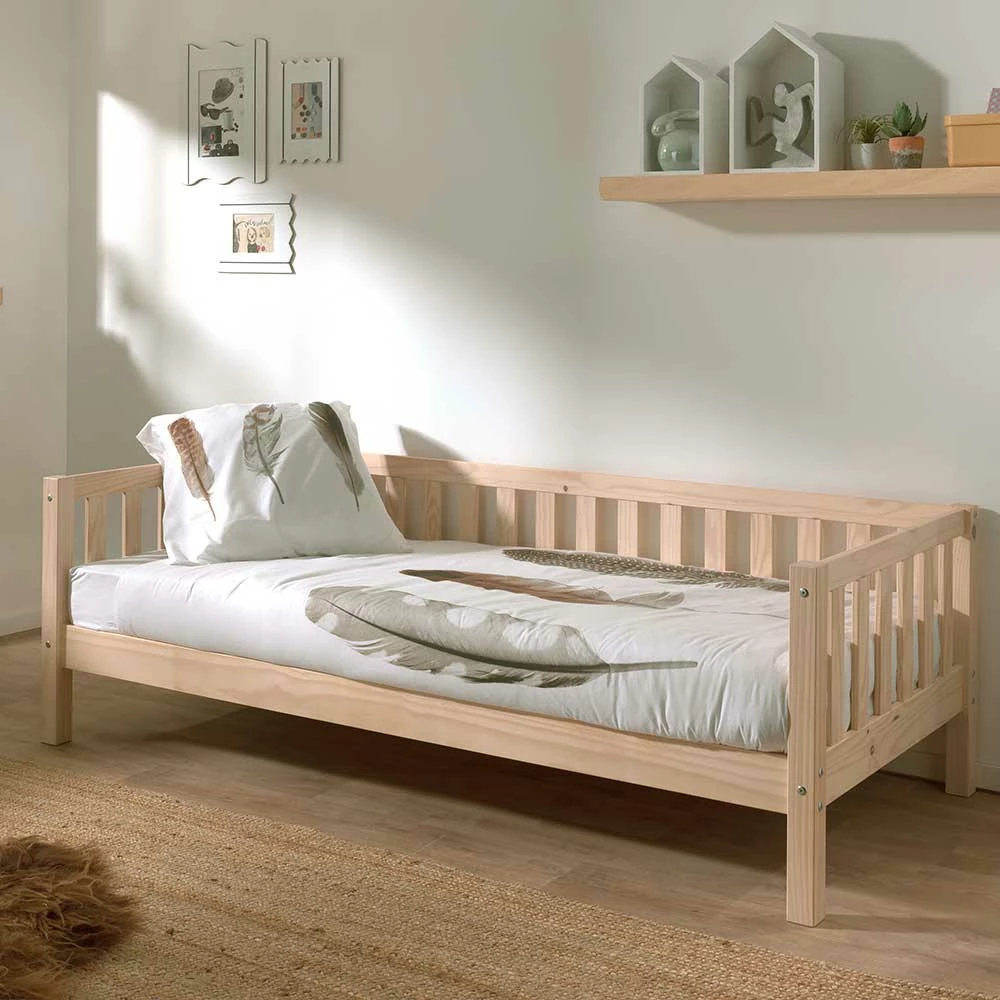 Kojenbett Im Skandi Design Aus Kiefer White Wash - Clarey 3 Kojenbett Im Skandi Design Aus Kiefer White Wash - Clarey - Image 3