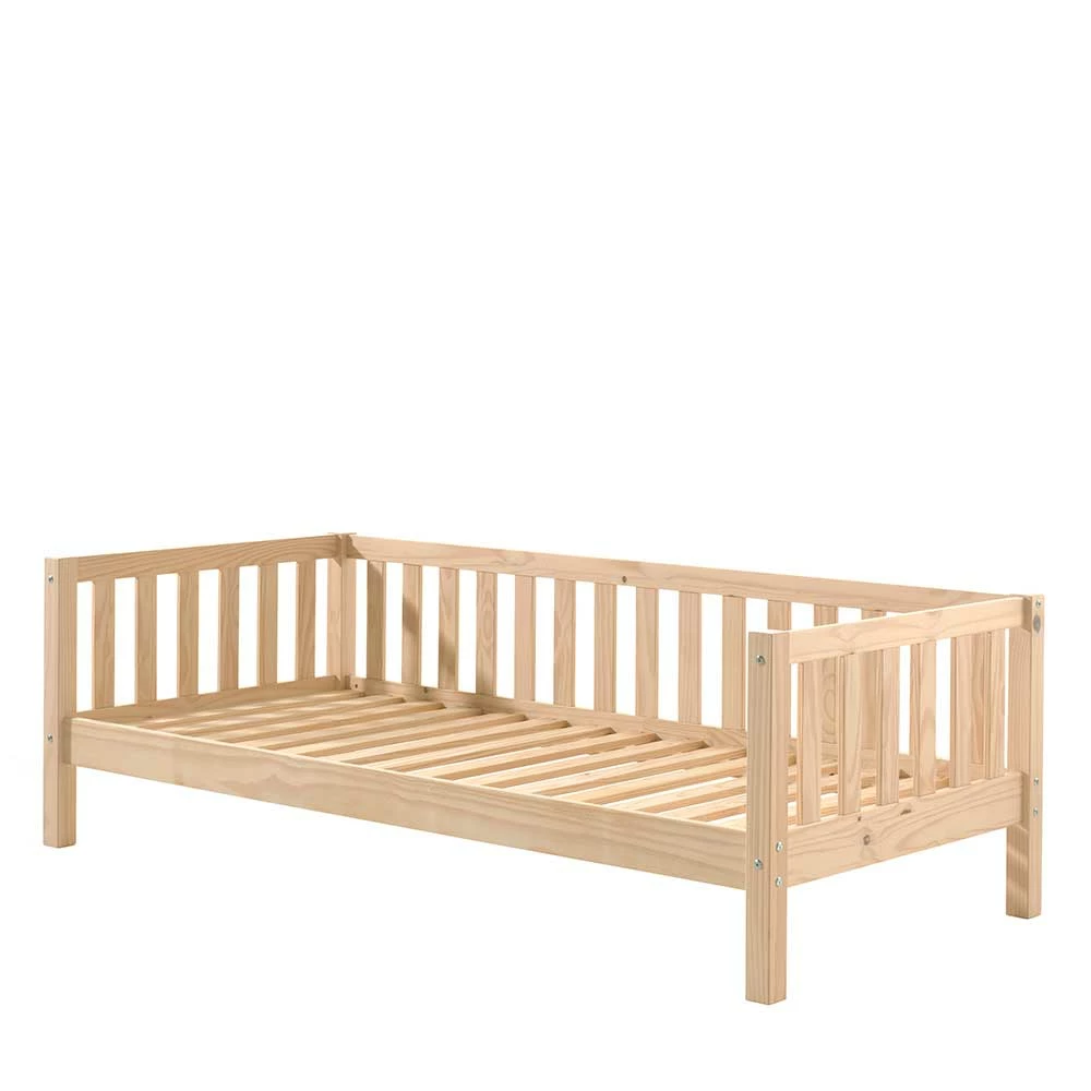 Kojenbett Im Skandi Design Aus Kiefer White Wash - Clarey 1 Kojenbett Im Skandi Design Aus Kiefer White Wash - Clarey