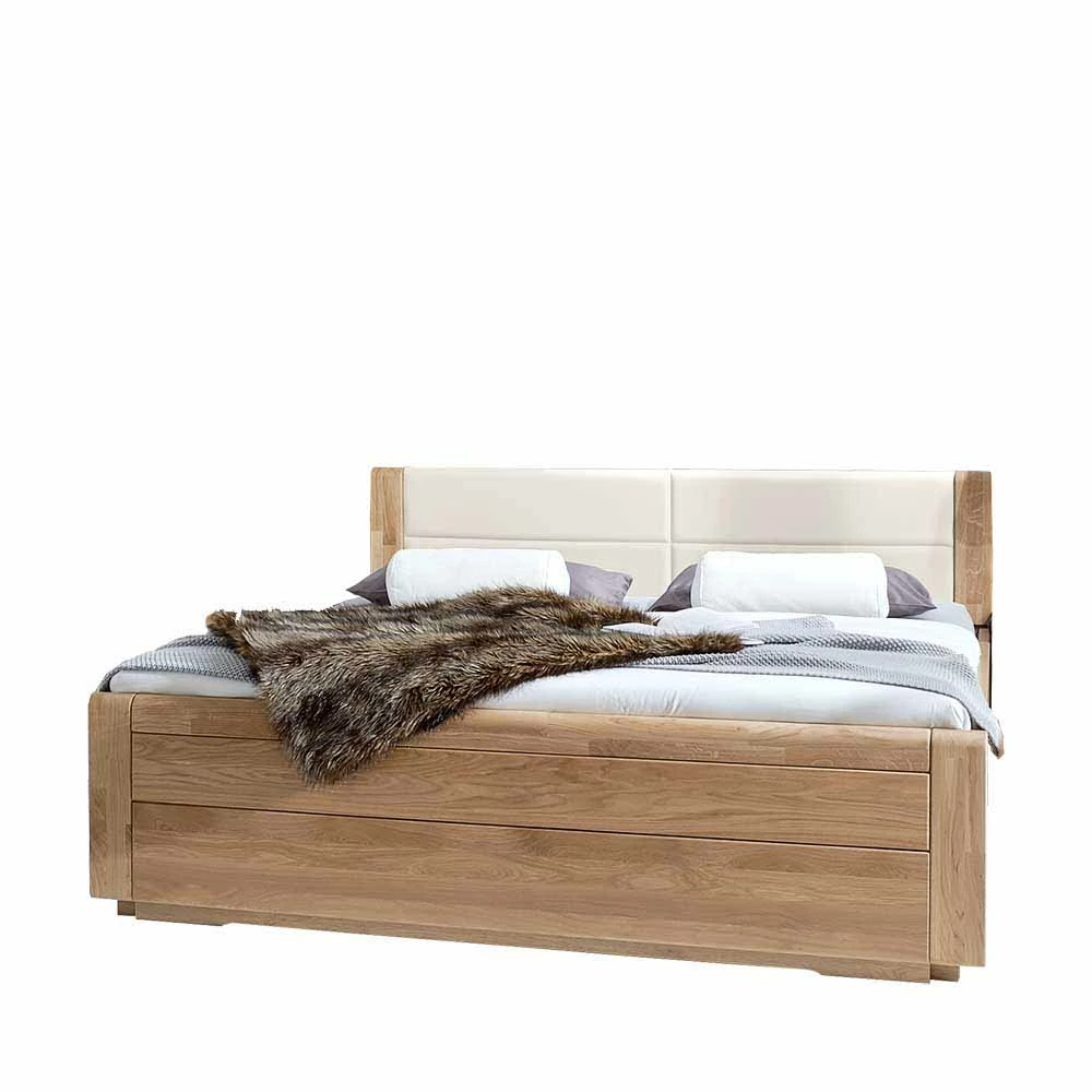 Komfortbett Anglesia für zwei Personen in Eiche Komfortbett Anglesia Für Zwei Personen In Eiche -Massivholzbetten Shop komfortbett zwei personen in eiche 180cm oder 200cm breit auch ueberlaenge 220cm anglesia f