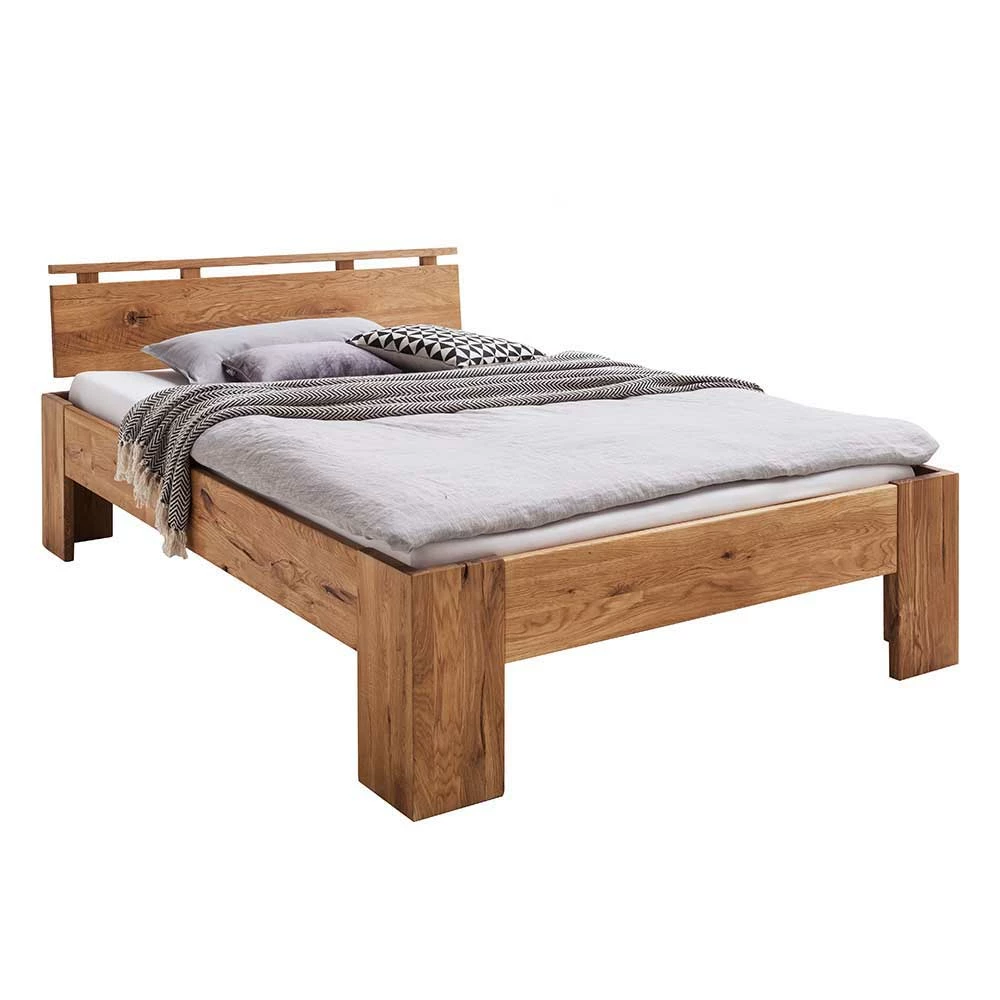 Markantes Wildeichebett Für 2 Personen - Mascadona