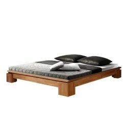 Massives Bett Trambona Für Dachschrägen