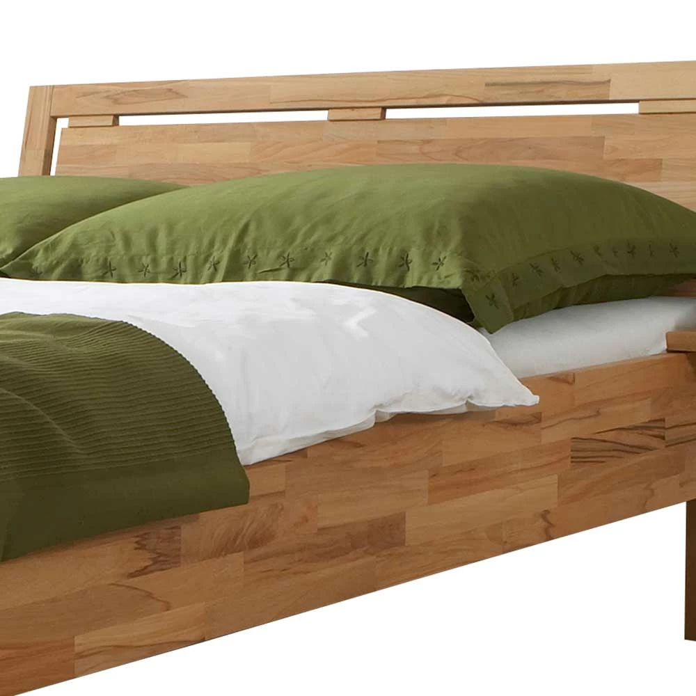 Massives Kernbuche Bett Mit Komforthöhe - Jecana - Image 2