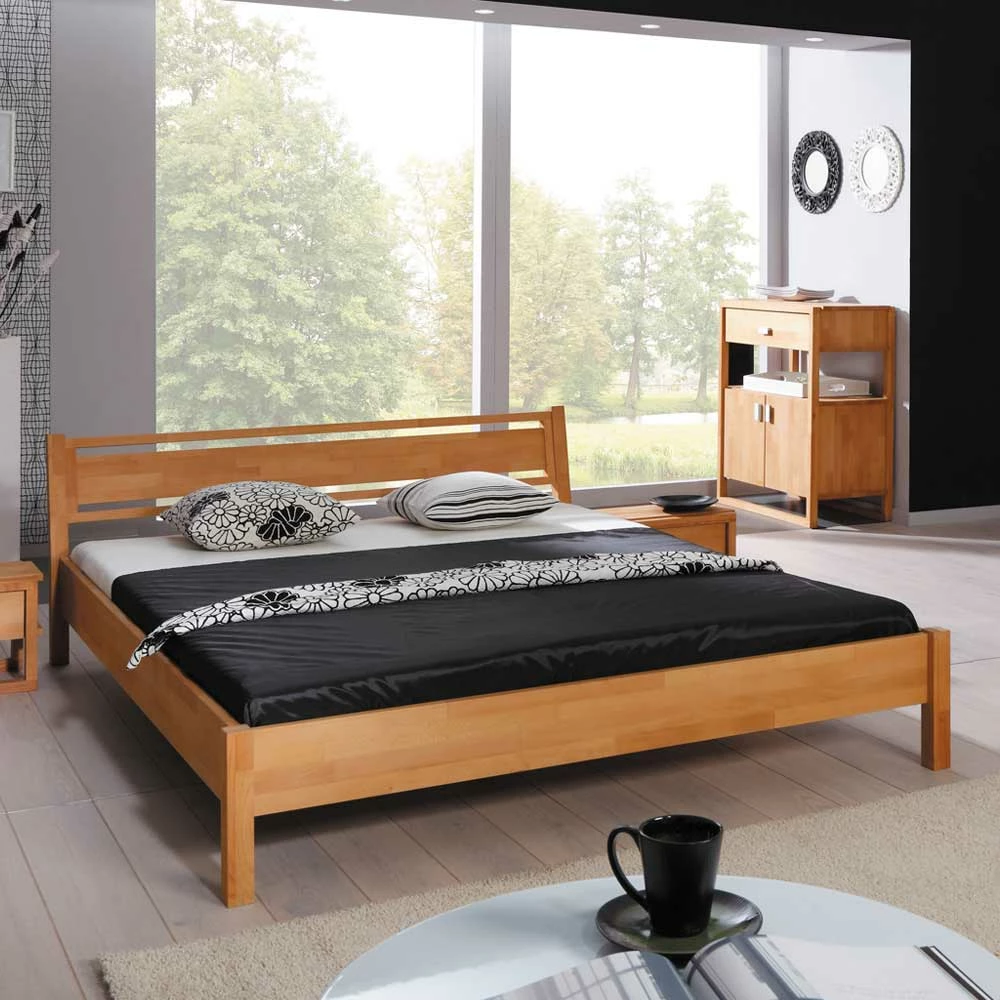 Massivholz Bett Vereny aus Buche Massivholz Bett Vereny Aus Buche -Massivholzbetten Shop massivholz bett buche modern vereny 01