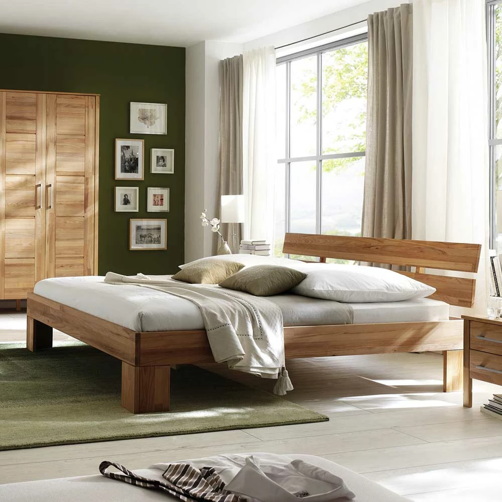 Massivholz Bett Lianzo Aus Kernbuche - Image 2