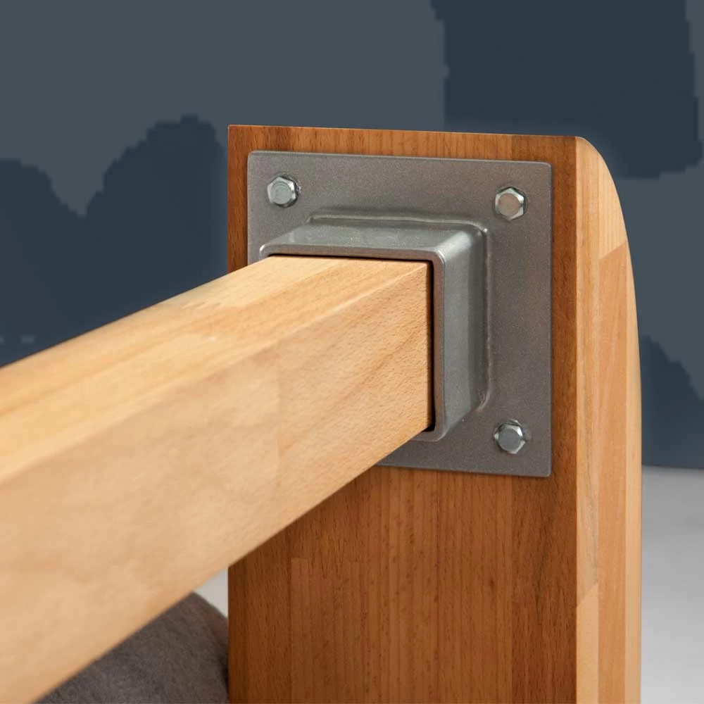 Massivholz Bett Ewana Aus Kernbuche - Image 3