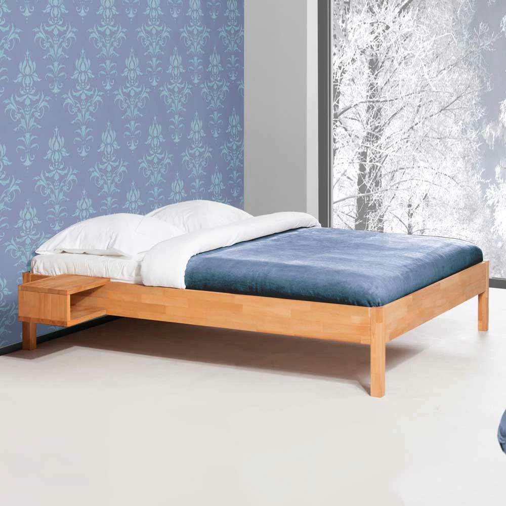 Massivholz Bett Andillo Ohne Kopfteil - Image 2