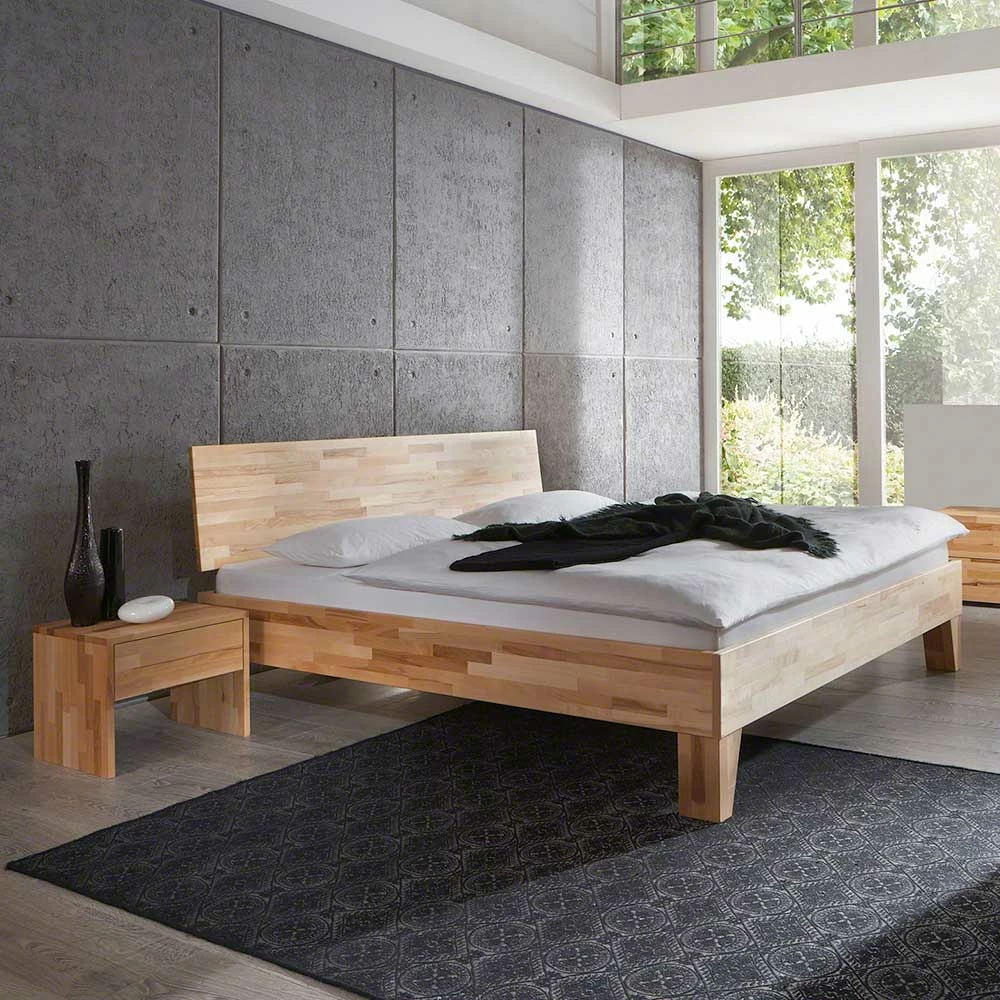 Massivholz Doppelbett Acientra aus Kernbuche geölt (dreiteilig) Massivholz Doppelbett Acientra Aus Kernbuche Geölt (dreiteilig) -Massivholzbetten Shop massivholz doppelbett kernbuche geoelt z.b. in 180x200cm acientra 01