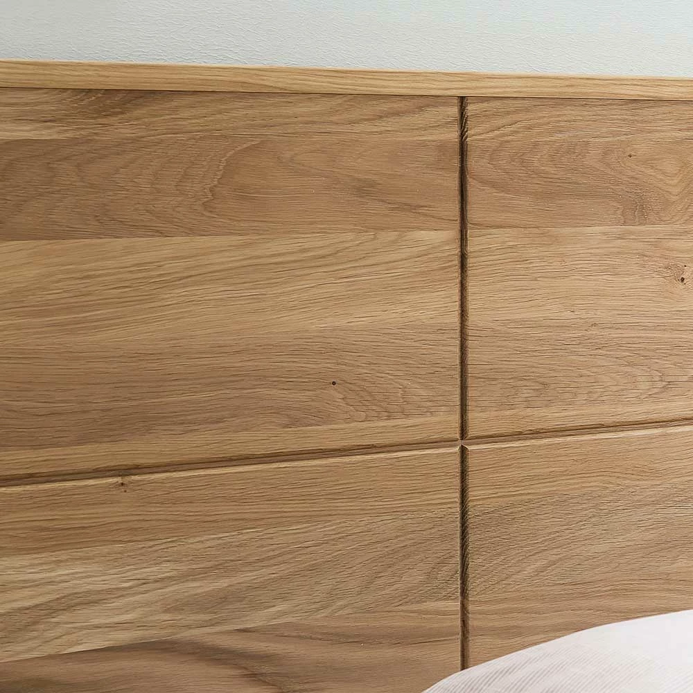 Massivholzbett In Eiche Bianco Geölt - Vervesdo - Image 4
