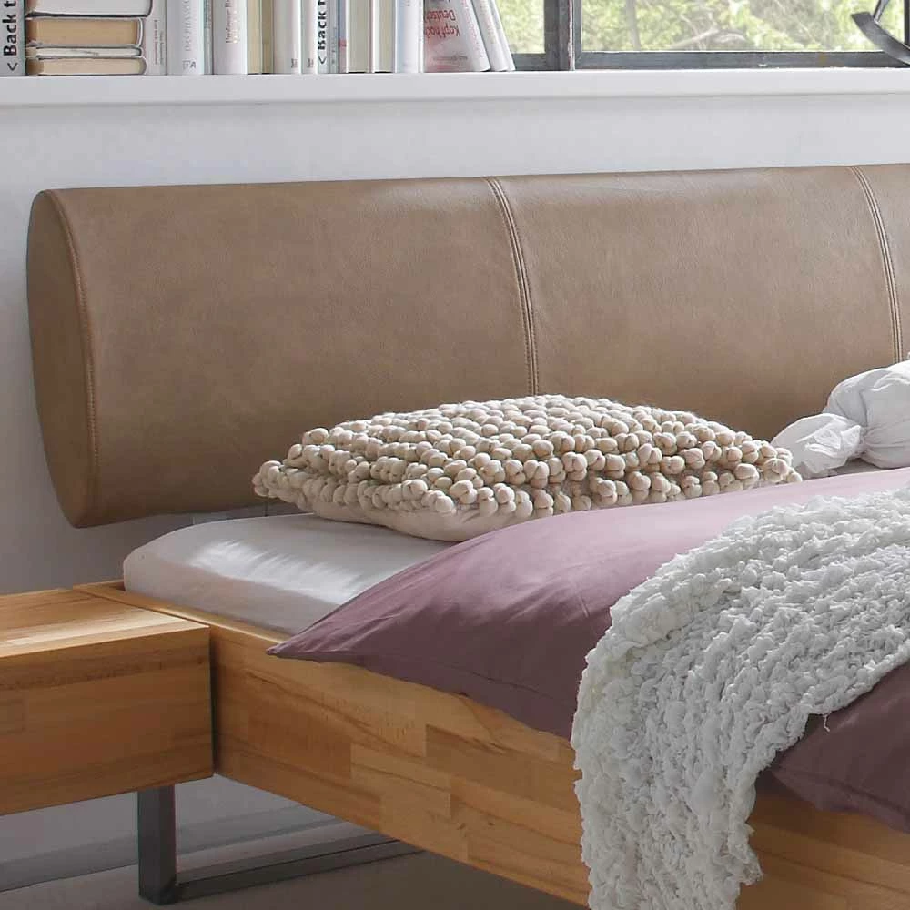 Massivholzbett Agosto In Kernbuche - Image 3