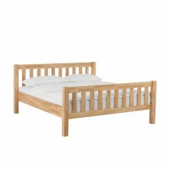 Massivholzbett Frumus In Kernbuche Natur Geölt