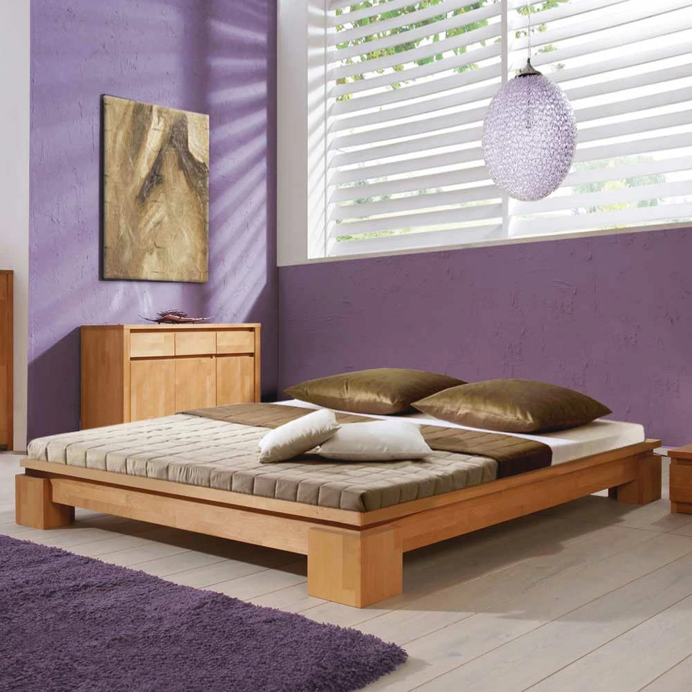 Massivholzbett Tabitan Ohne Kopfteil - Image 2