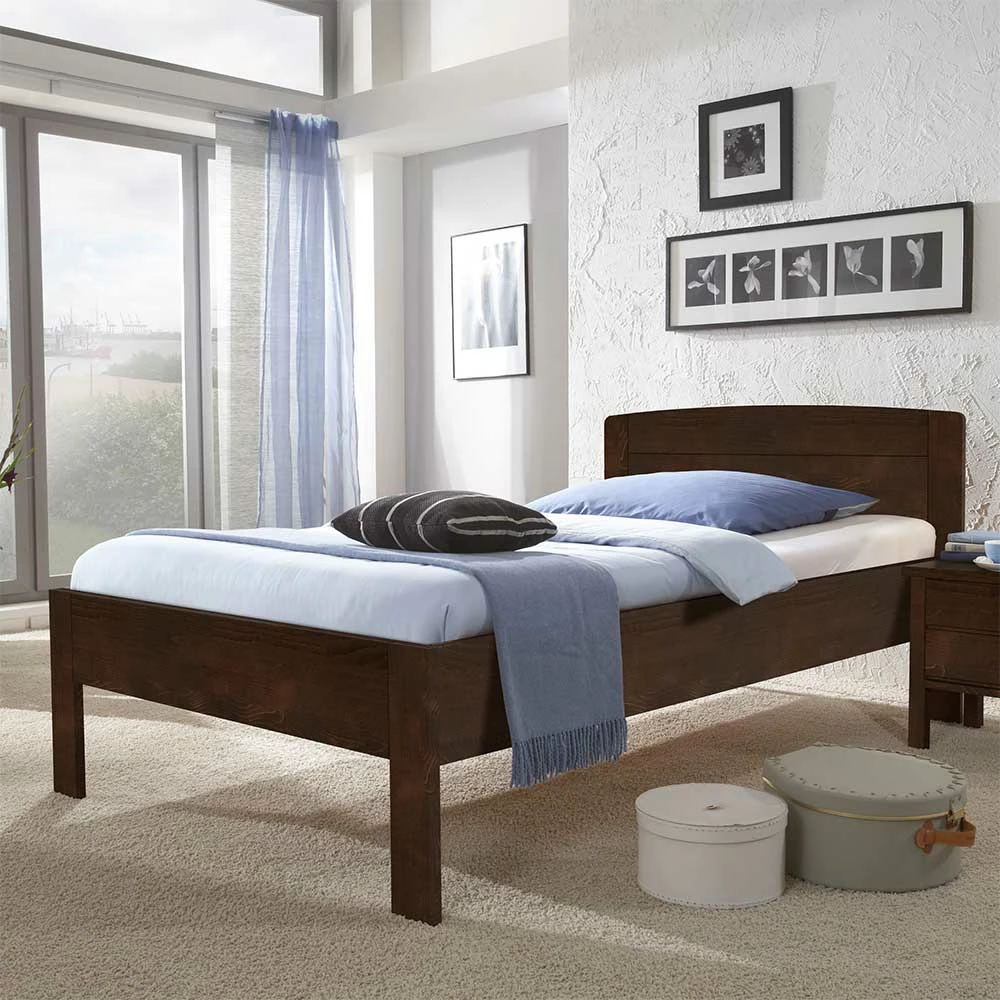 Massivholzbett Filomena In Wenge - Image 2