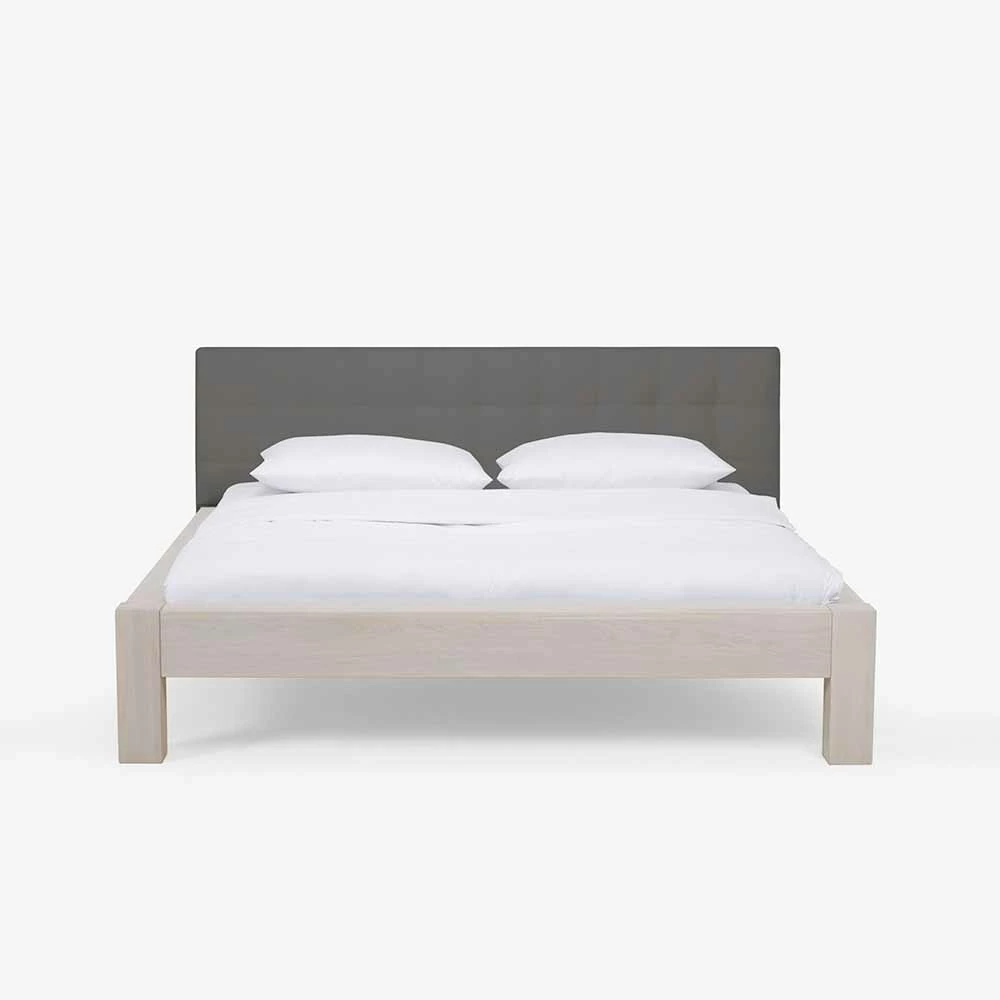 Massivholzbett Yelna Aus Wildeiche Weiß Geölt - Image 3