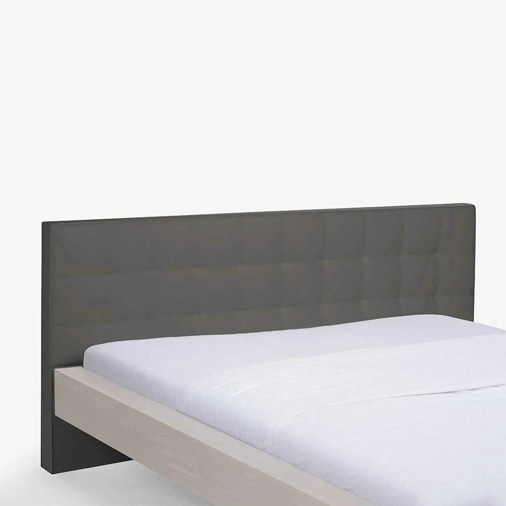 Massivholzbett Yelna Aus Wildeiche Weiß Geölt - Image 4