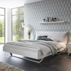 Material Mix Designbett Mit Kufen - Saltenas