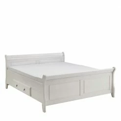 Modernes Landhausbett In Weiß - Kazanova